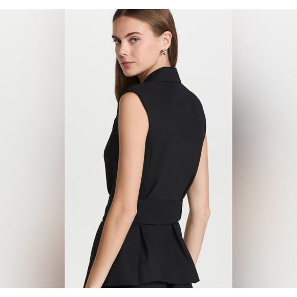 Vince tailored black blazer vest size small - Picture 3 of 9